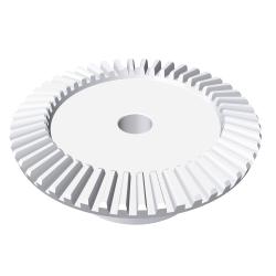 Plastic milled, straight toothed